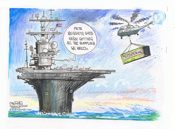 Editorial cartoon for Aug. 19, 2026